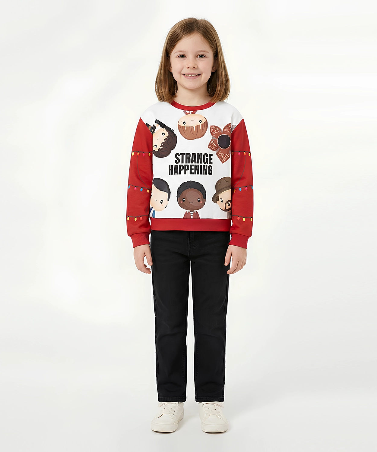 Strange Happening Printed Sweatshirt