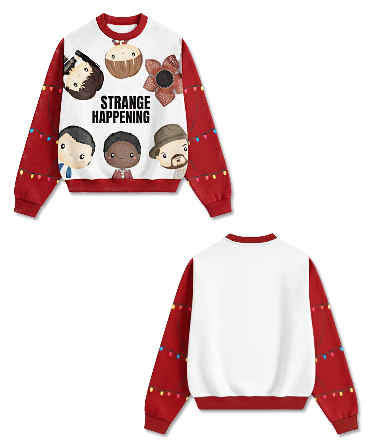Strange Happening Printed Sweatshirt