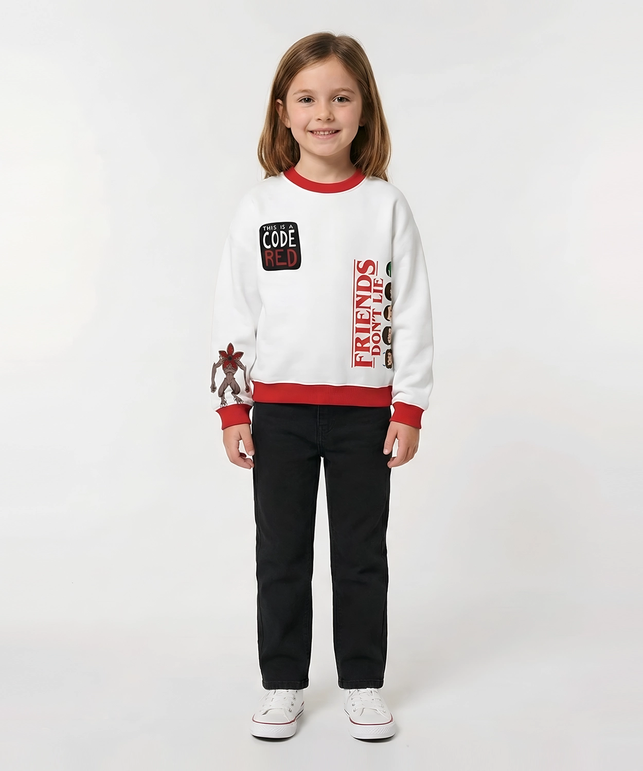 Friends Don't Lie Printed Sweatshirt