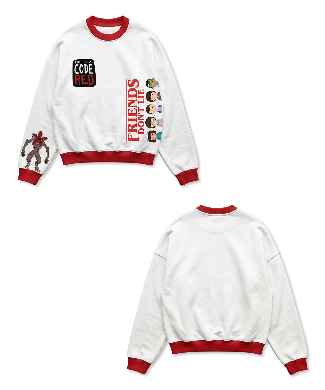 Friends Don't Lie Printed Sweatshirt