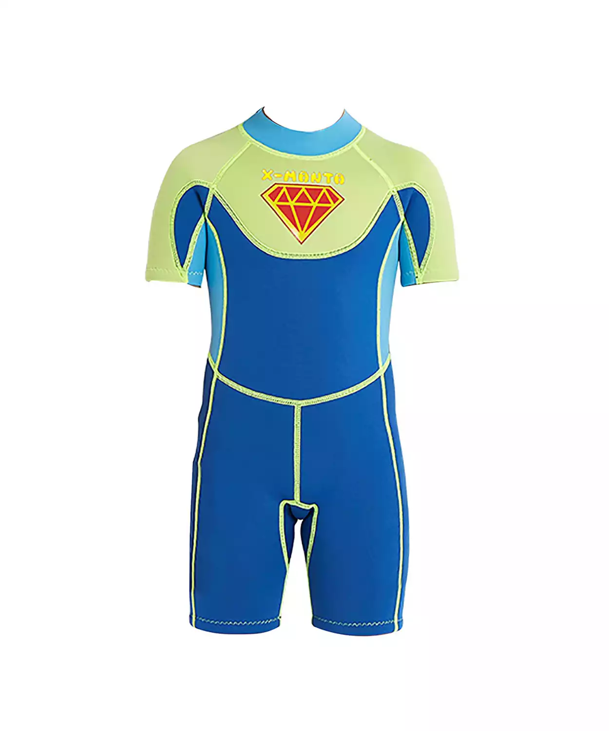 Superhero 2.5Mm Neoprene Knee Length Kids Swimsuit