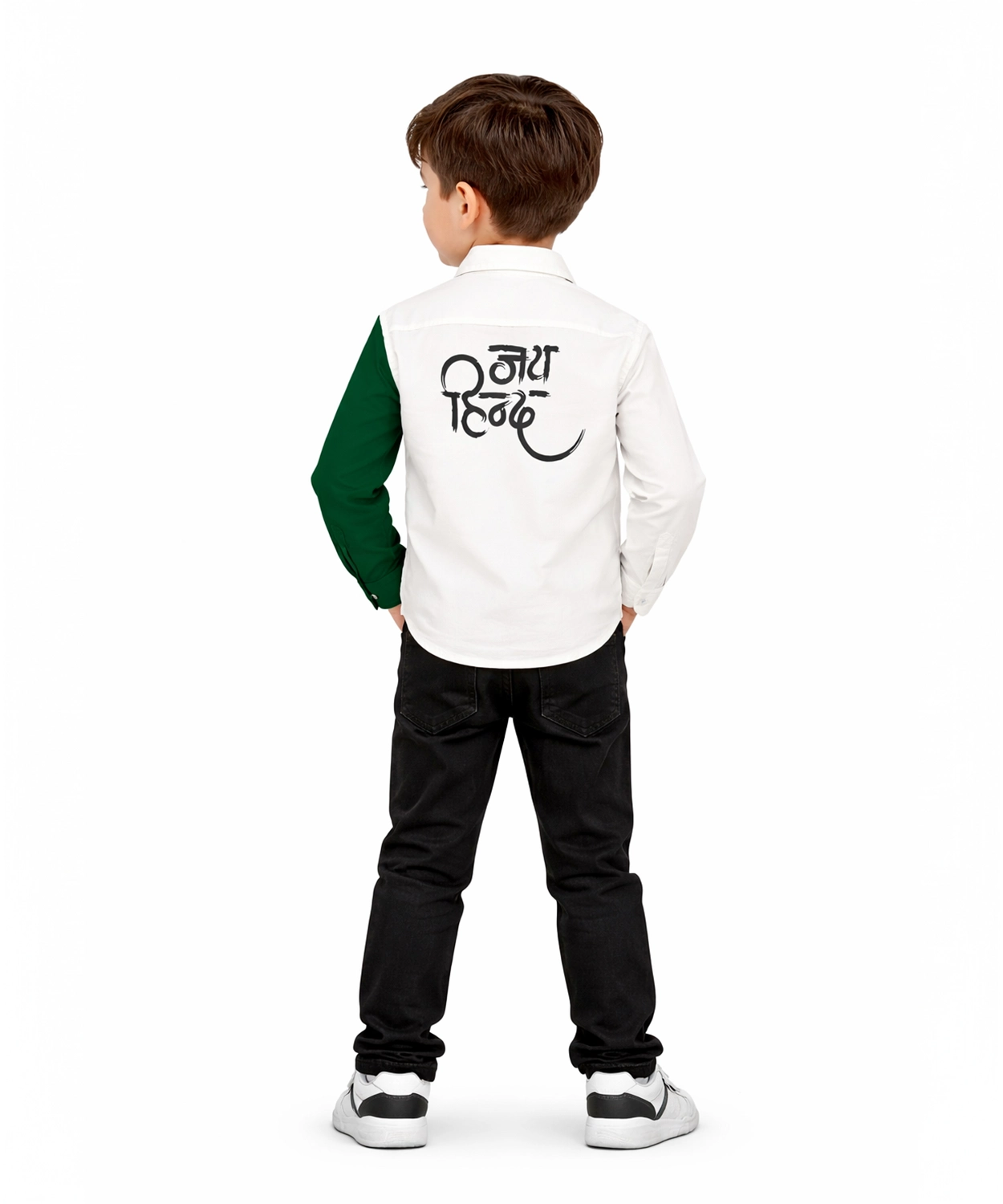 Jai Hind printed Tricolor Shirt