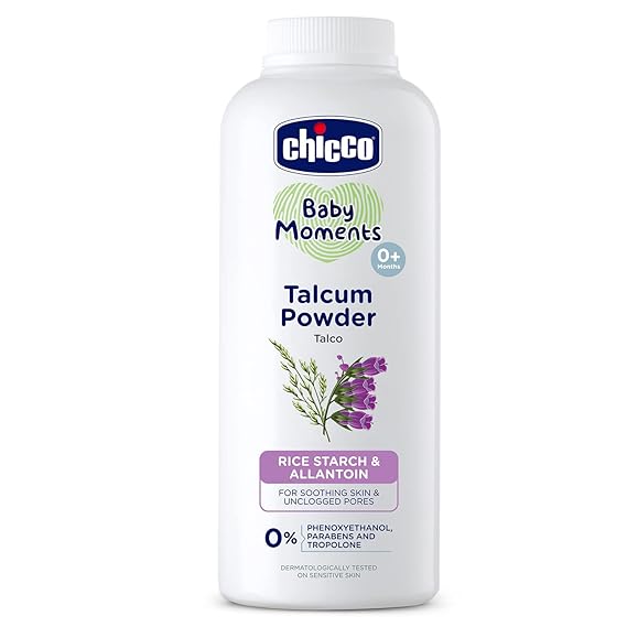Baby Moments Talcum Powder for Babies with Rice Starch & Allantoin - 150g
