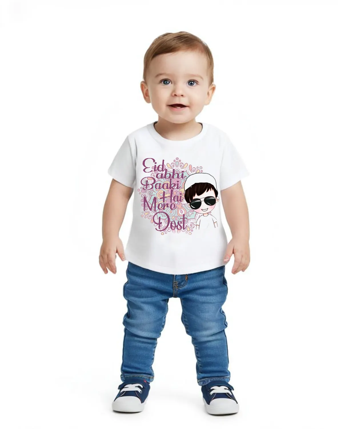 Personalised Eid Abhi Baki Hai T-Shirt