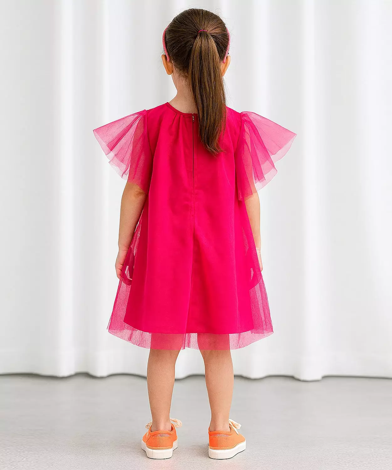 Fuchsia Butterfly Dress