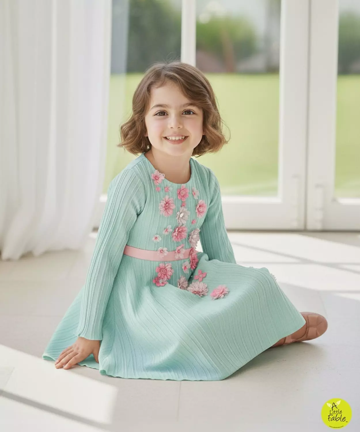 Blue Meadow Full Sleeves Dress