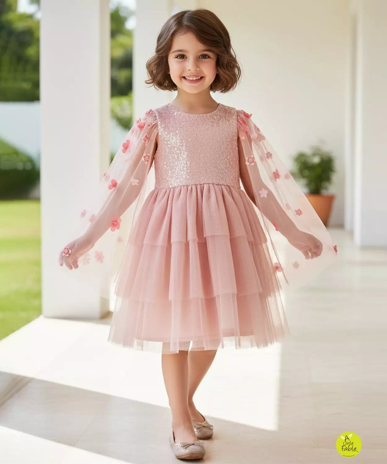 Flutterbelle Pink Dress