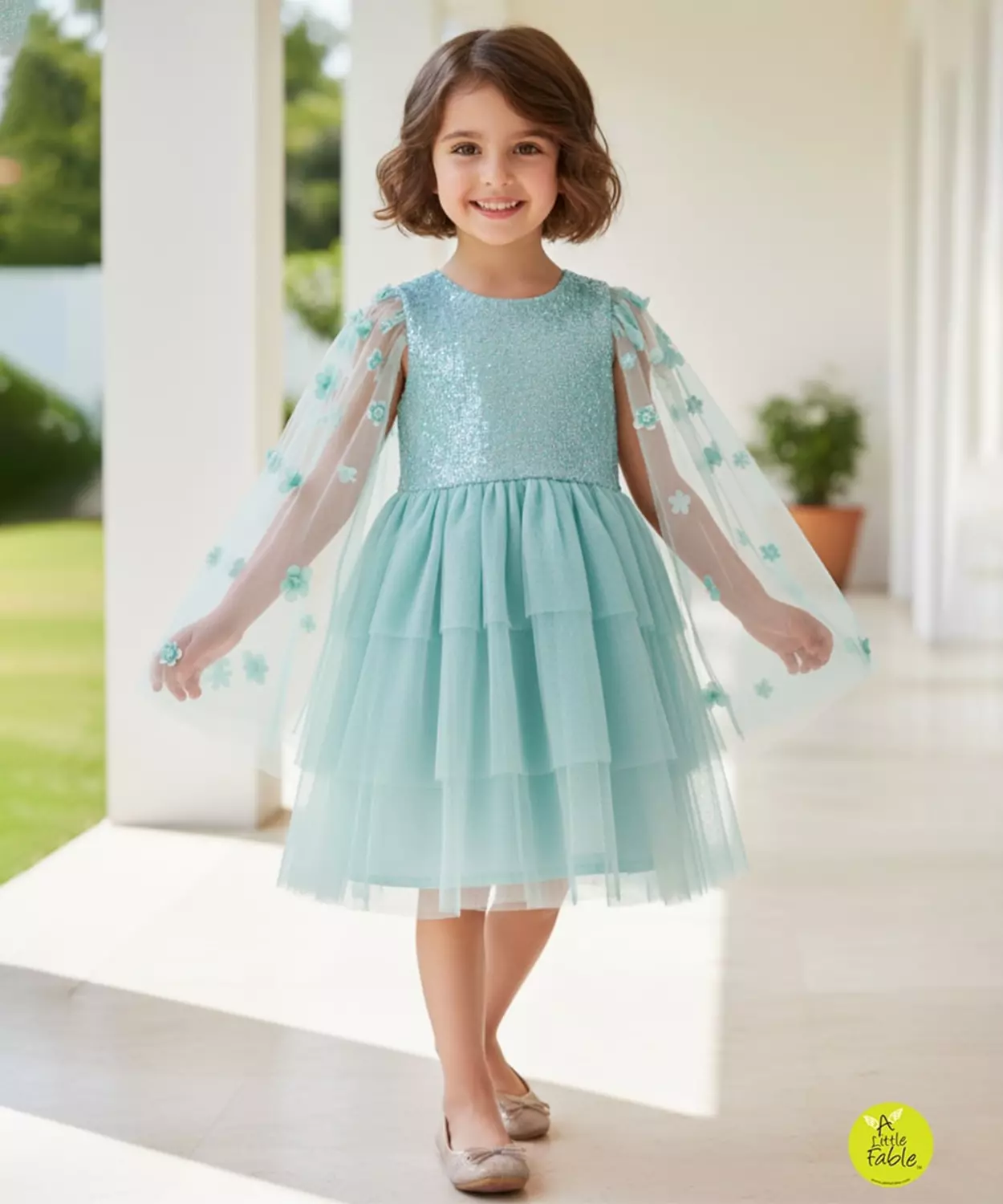 Flutterbelle Blue Dress