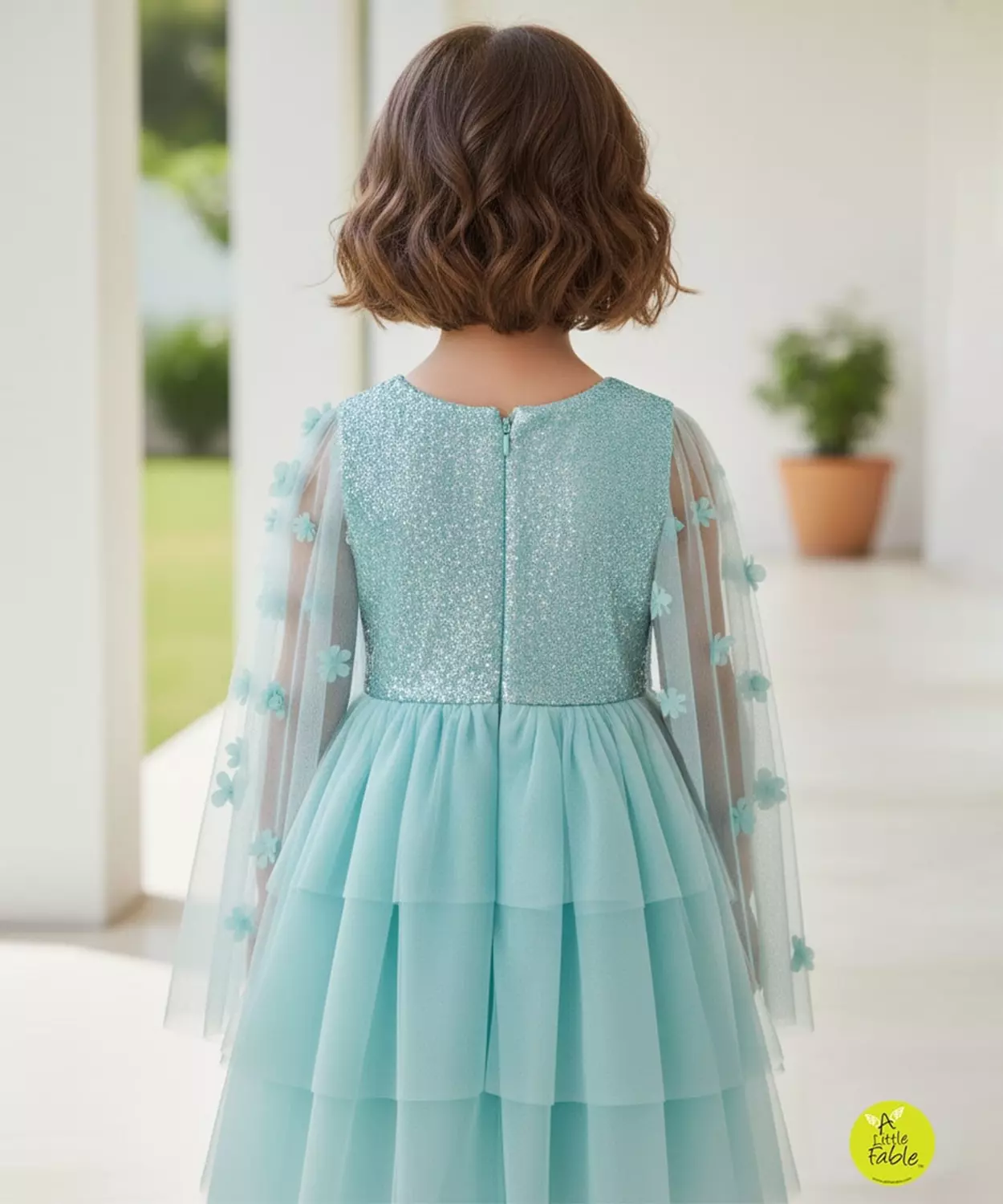 Flutterbelle Blue Dress