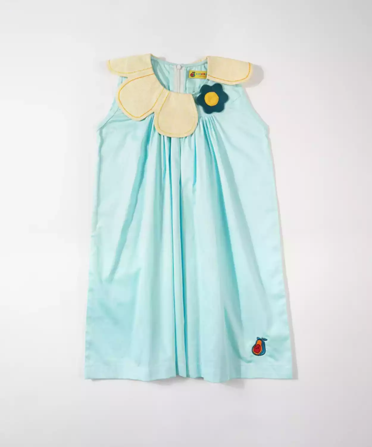 Girls Blooming Collar Flower Dress