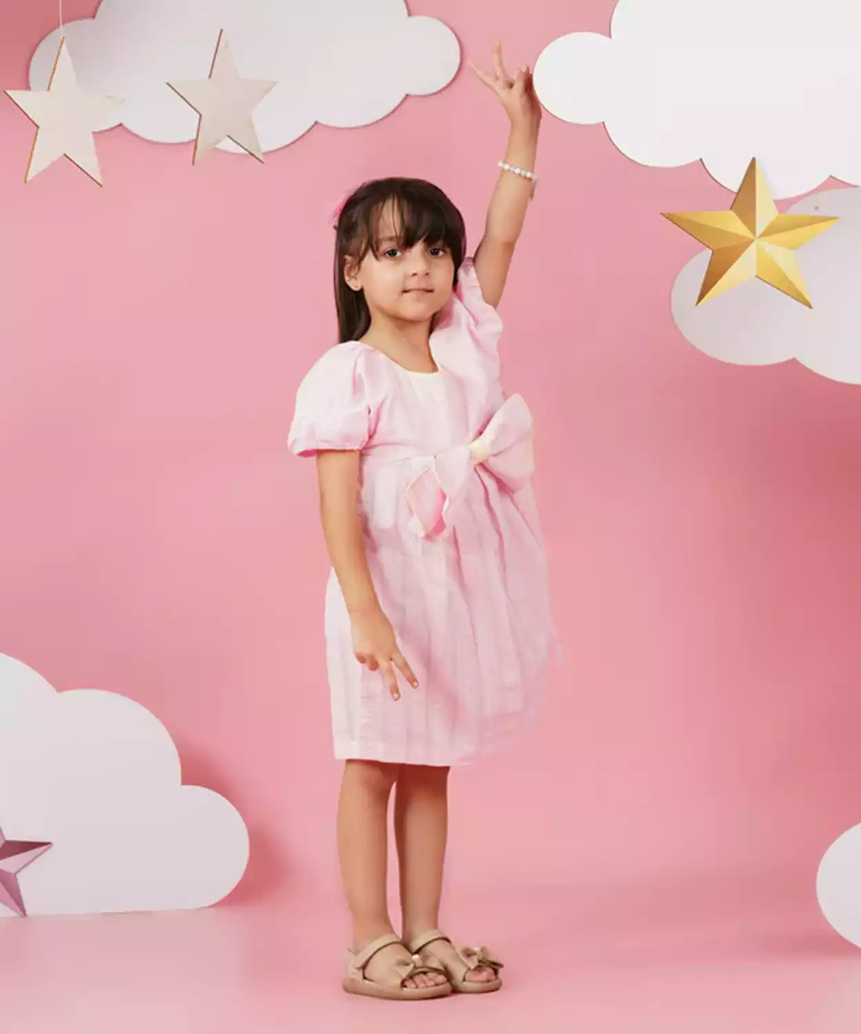 Girls Big Knot Dress