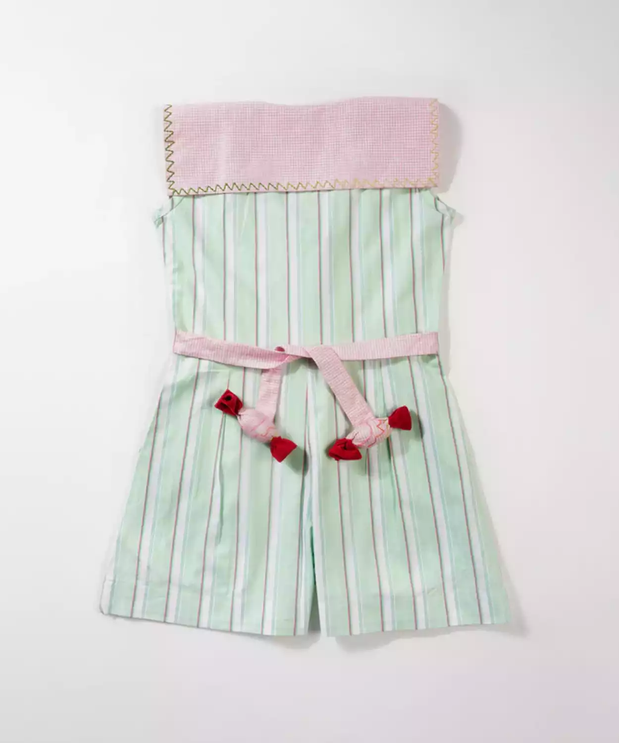 Girls Candy Crush Tie Belt Playsuit