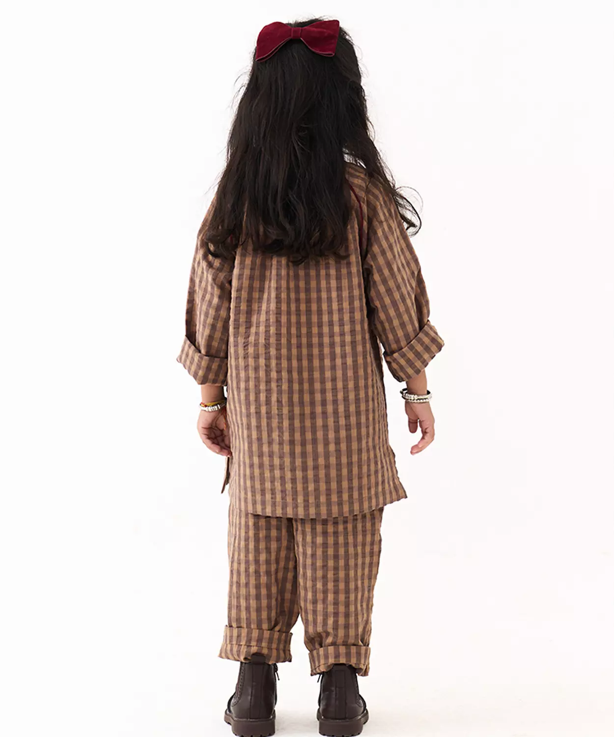 Gather Neck Shirt Co-Ord Set