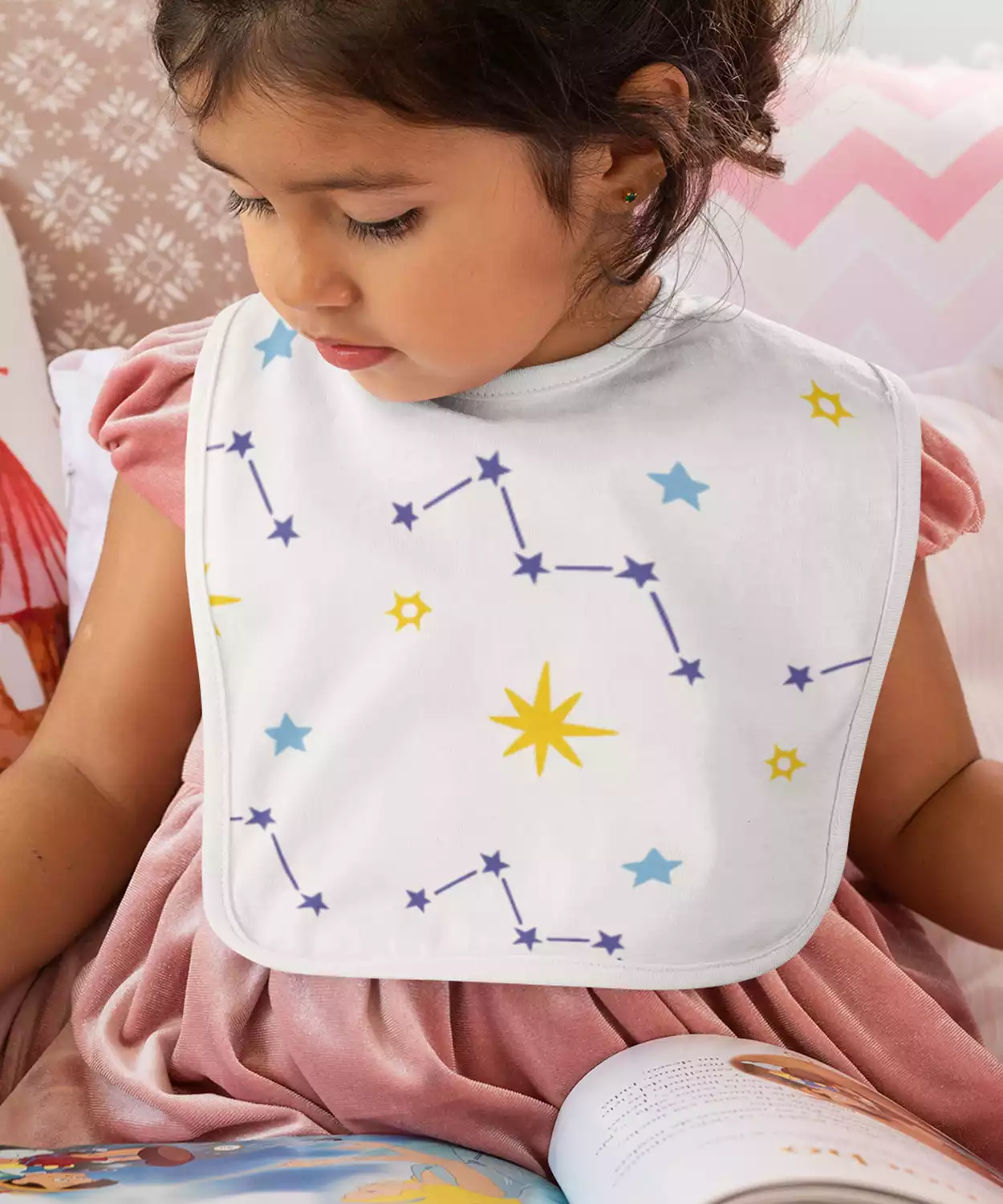 Cotton Muslin Bib (Set of 3) - Star