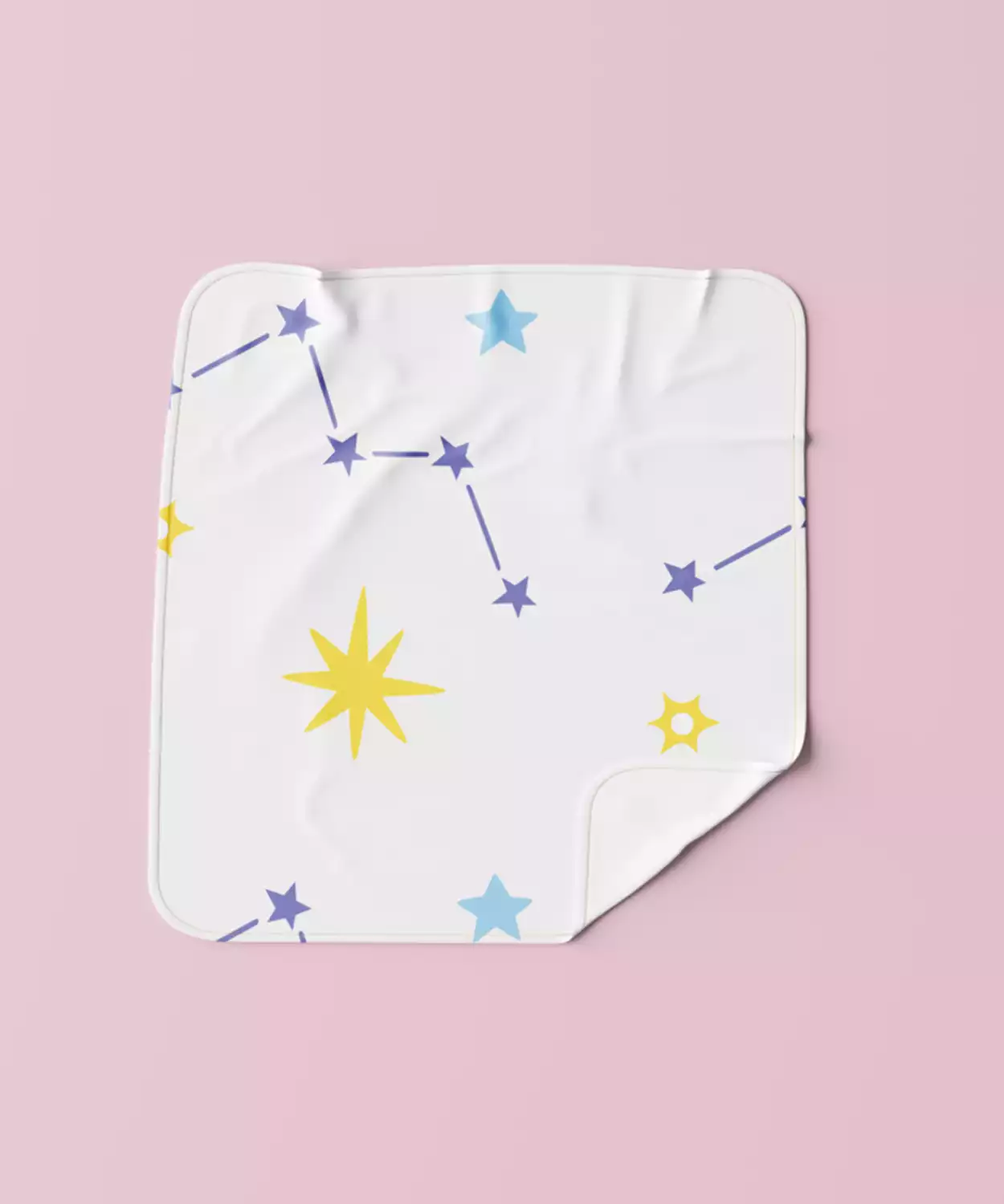 Cotton Muslin Wipes (Set of 3) - Star