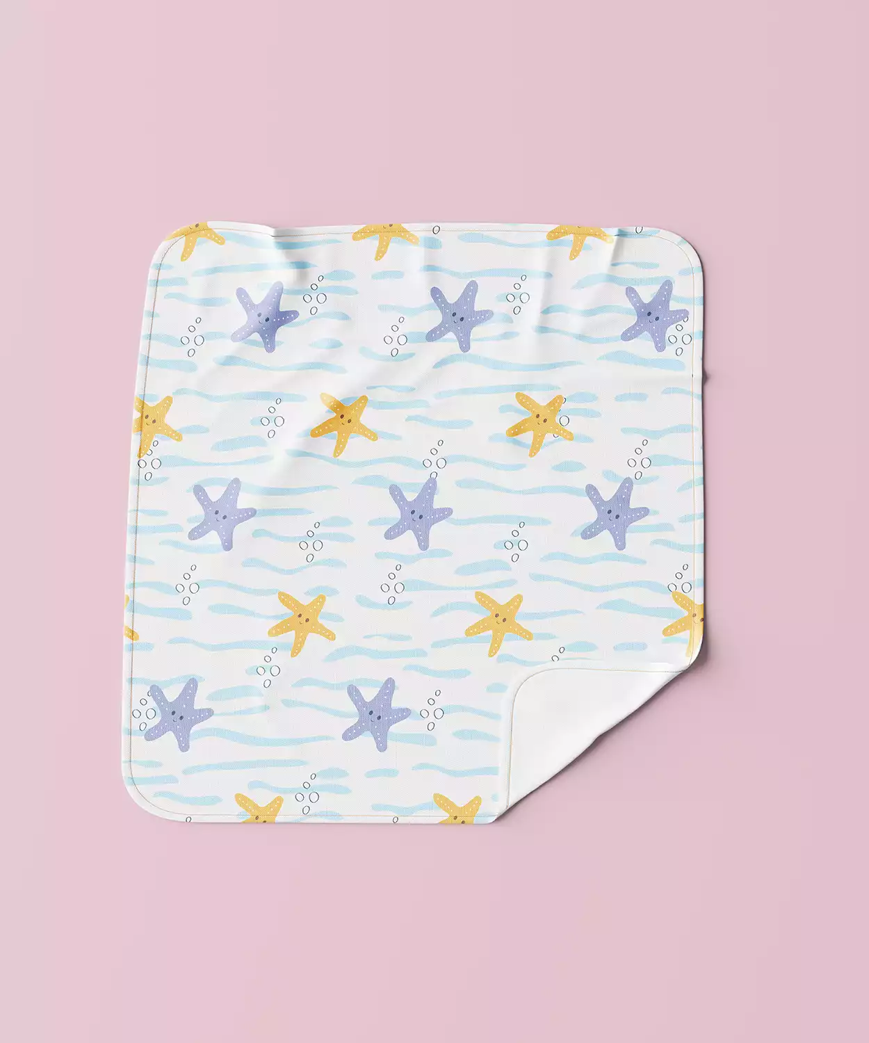 Cotton Muslin Wipes (Set of 3) - Ocean Life