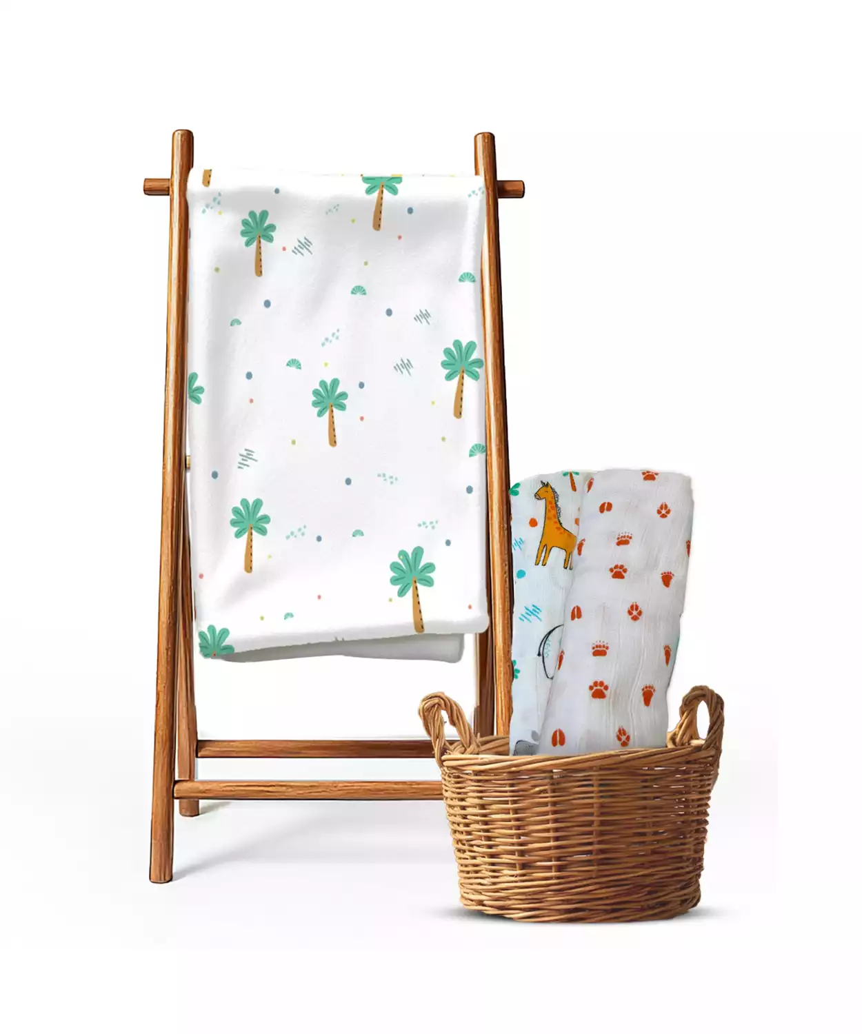 Cotton Muslin Swaddle Sheet (Set of 3) – Jungle Safari