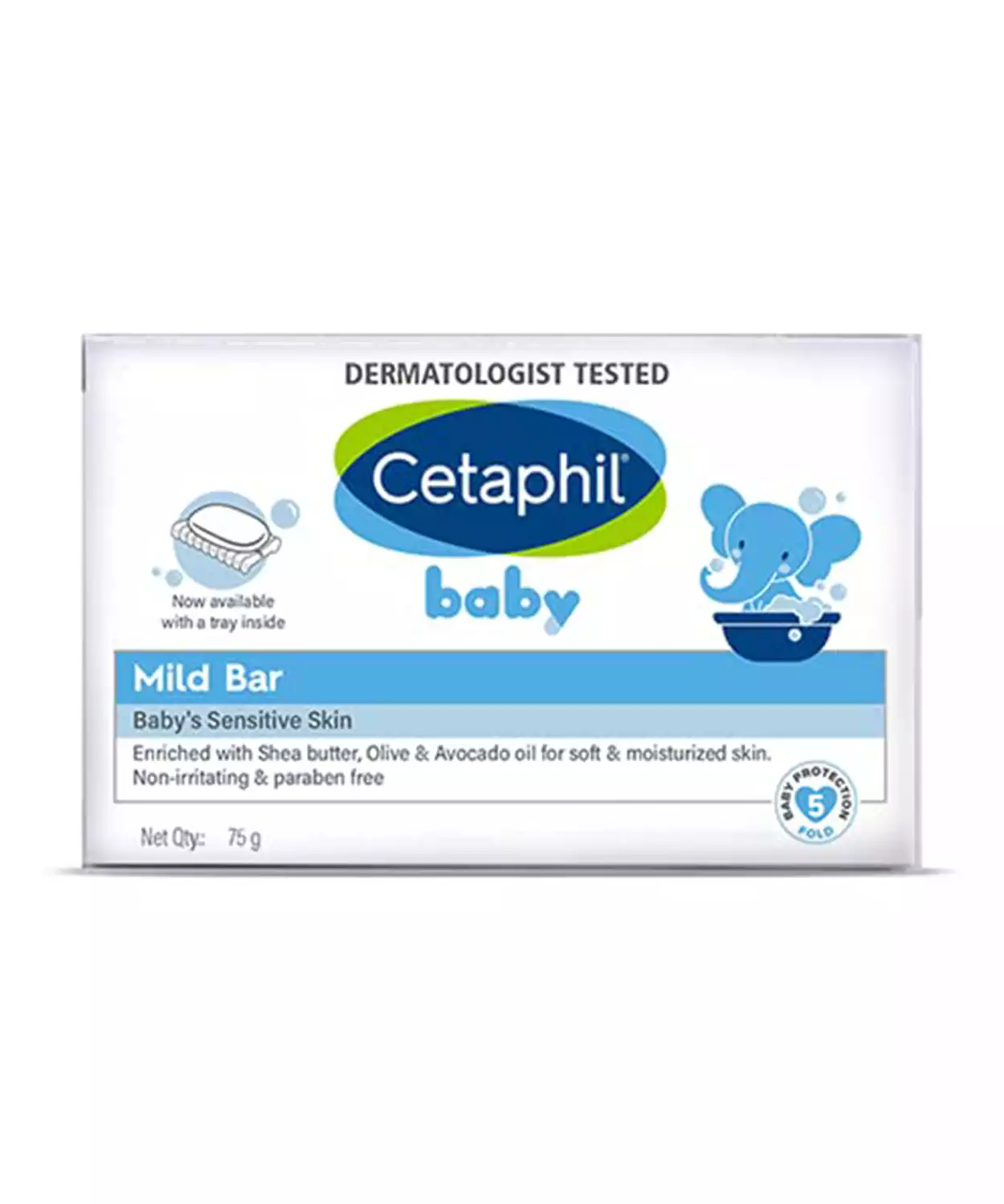 Baby Mild Bar Soap for Face And Body Pack Of 3, (75G X 3, Sensitive Skin)