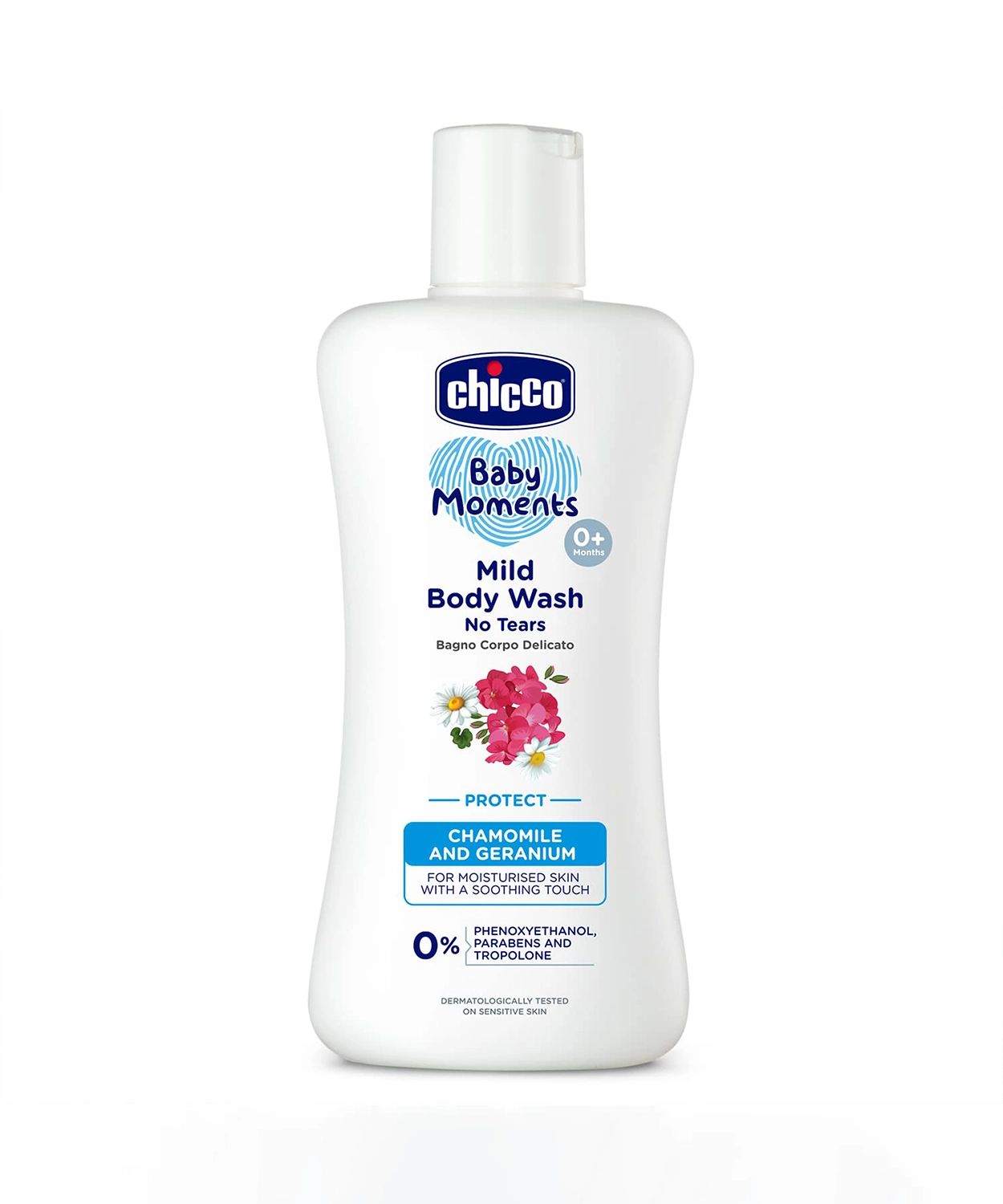 Chamomile & Geranium Baby Moments Mild Body Wash - 200ml