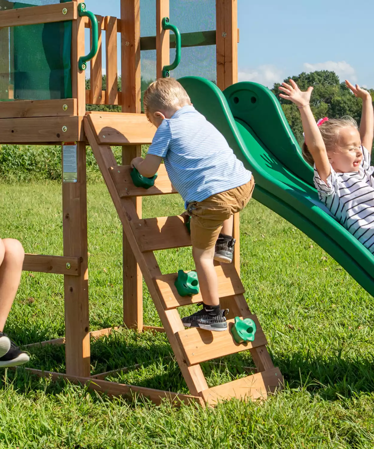 Buckley Hill Playtower with Swing and Slide