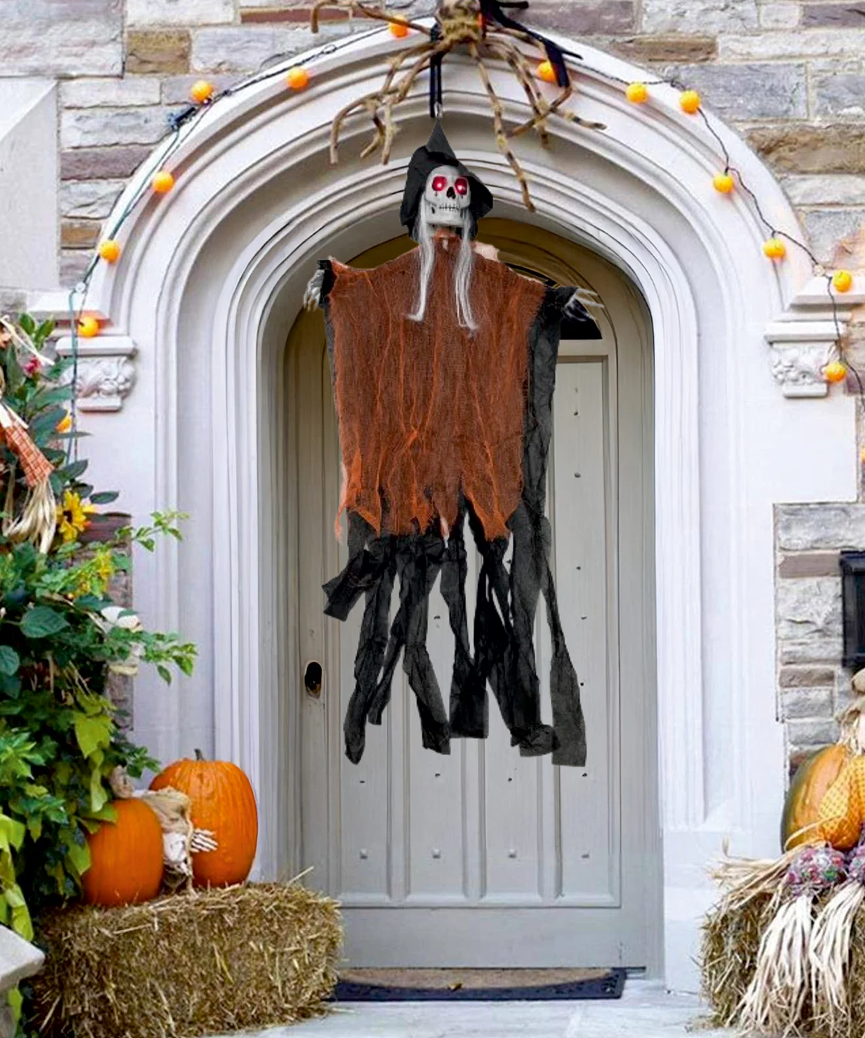 Animated  Creepy Cackler - Burnt Orange