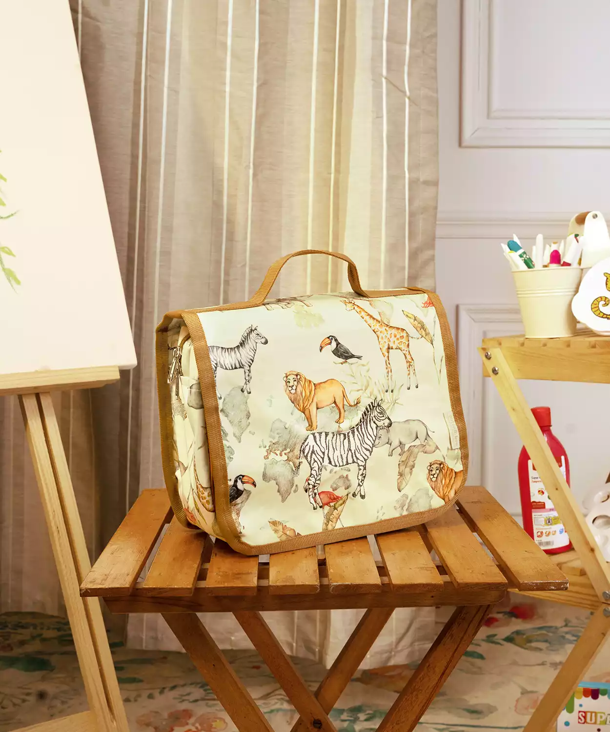 Baby It's Wild World Little Artist Art Bag