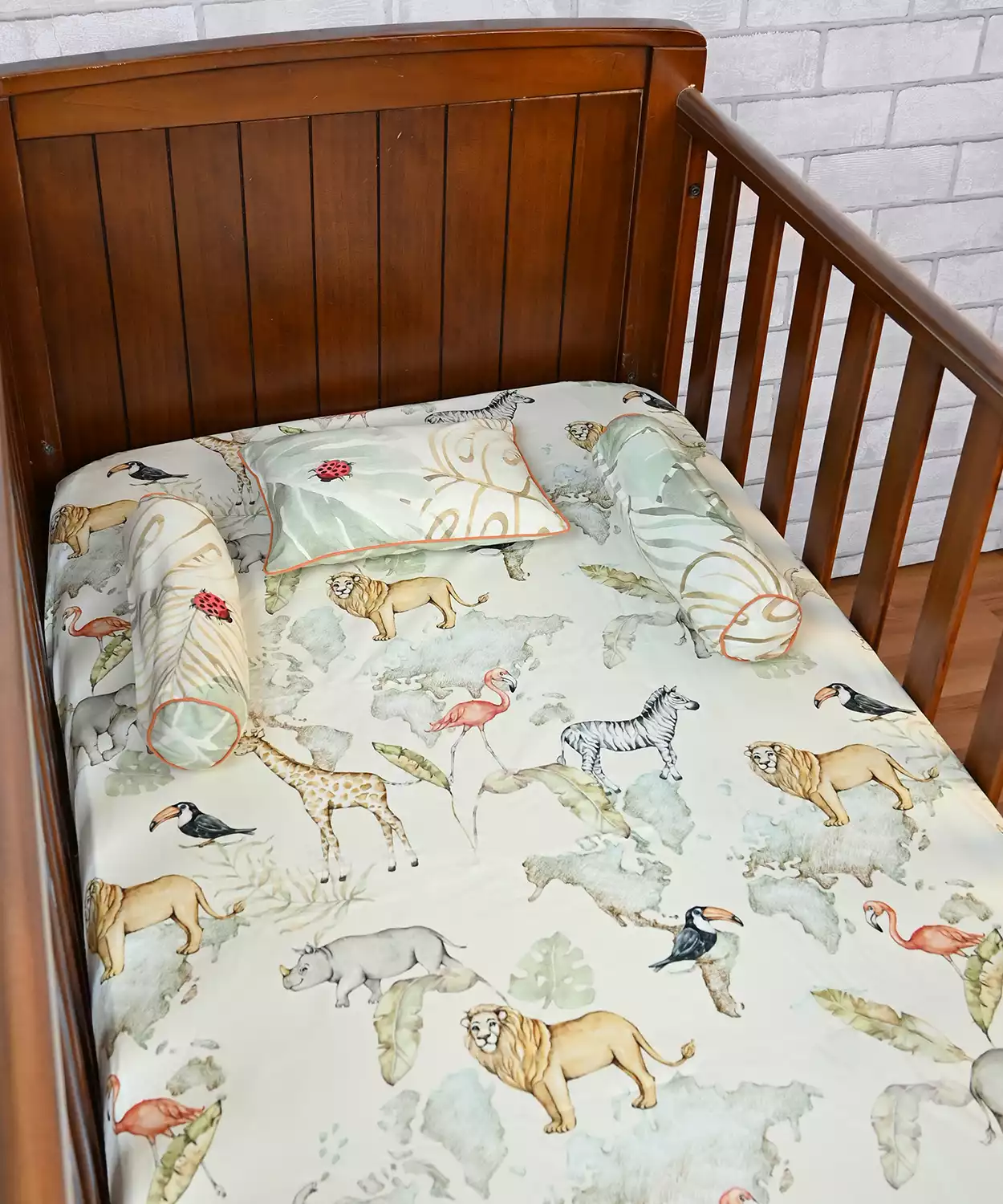Baby it's Wild World - Crib Set of 3