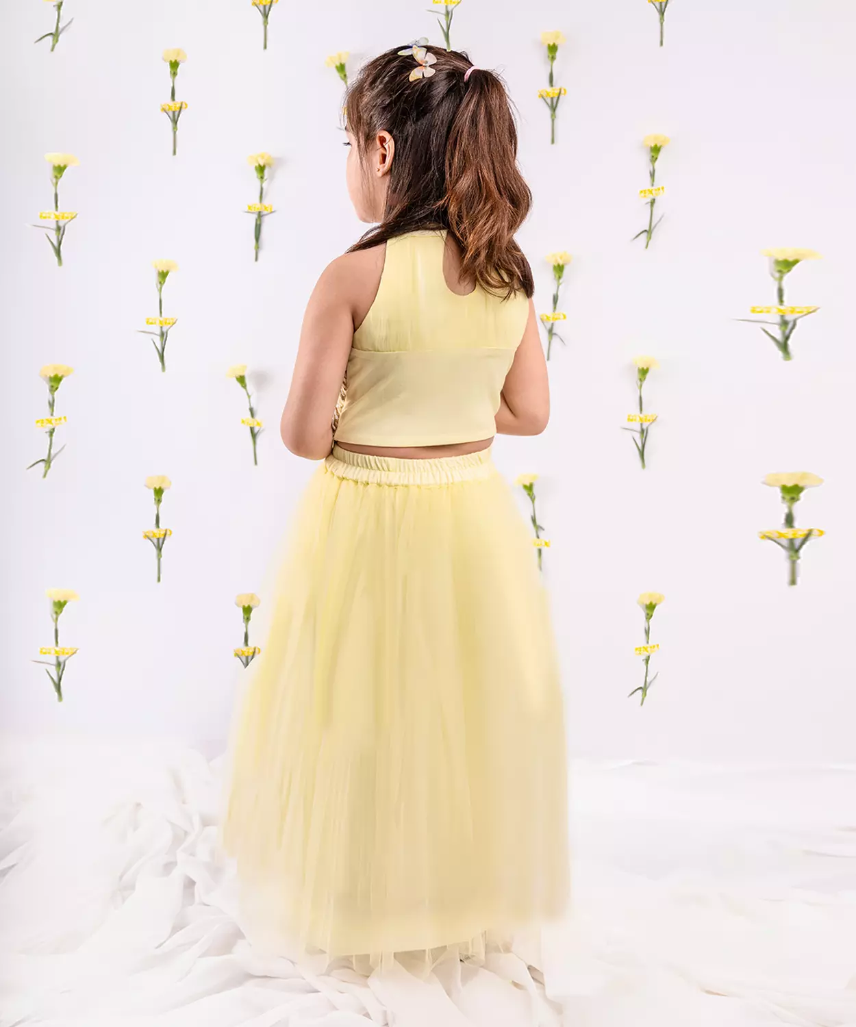 Yellow Embellished Lehenga Set