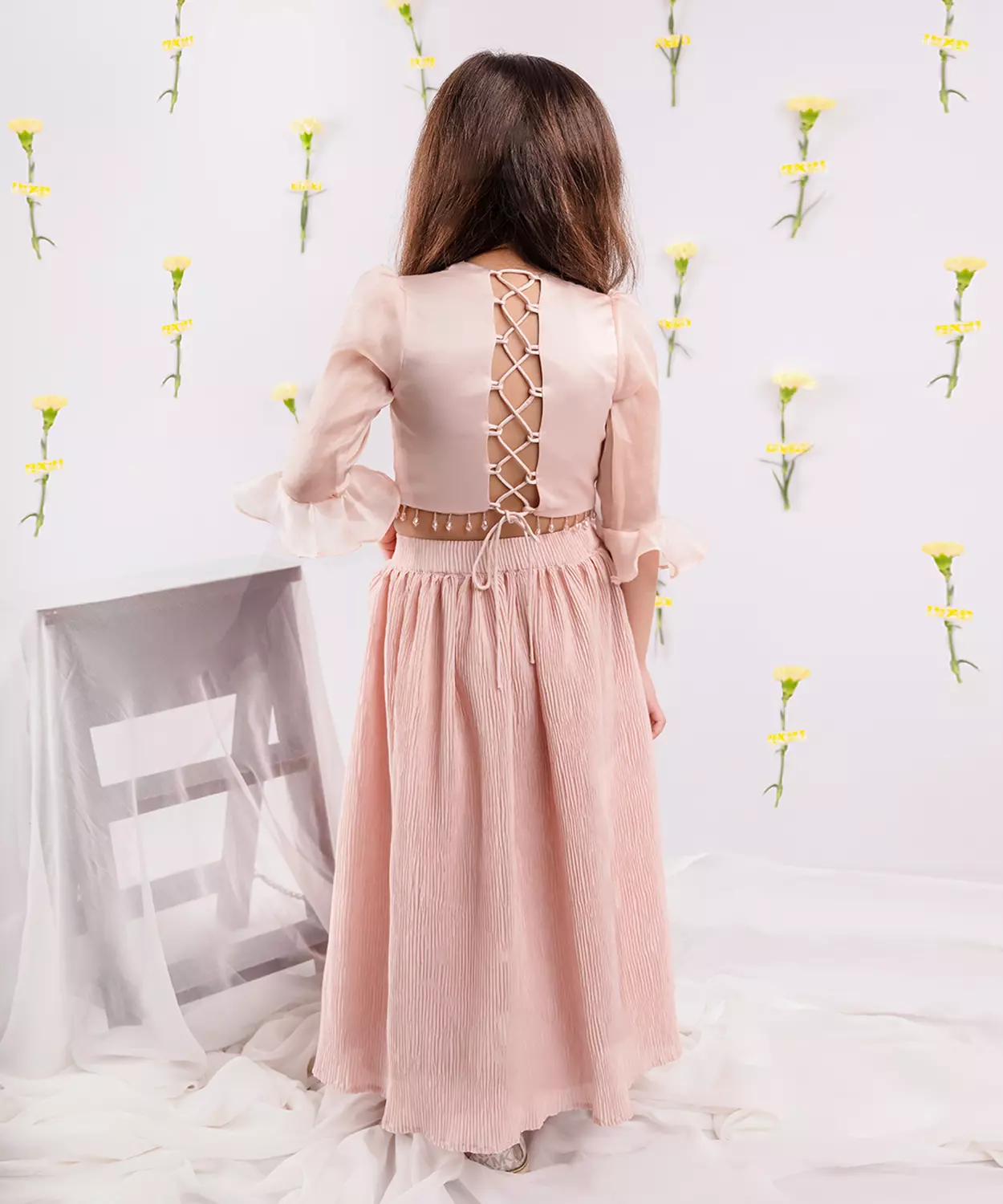 Blush Pink Embellished Lehenga Set