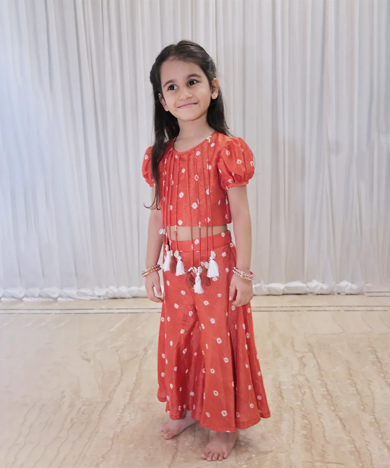 Boondh Bandhej Tassel Set