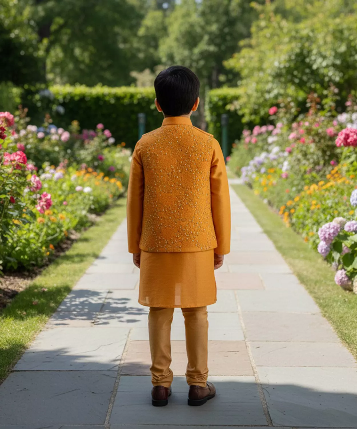 Floral Embroided Bandi Jacket Set