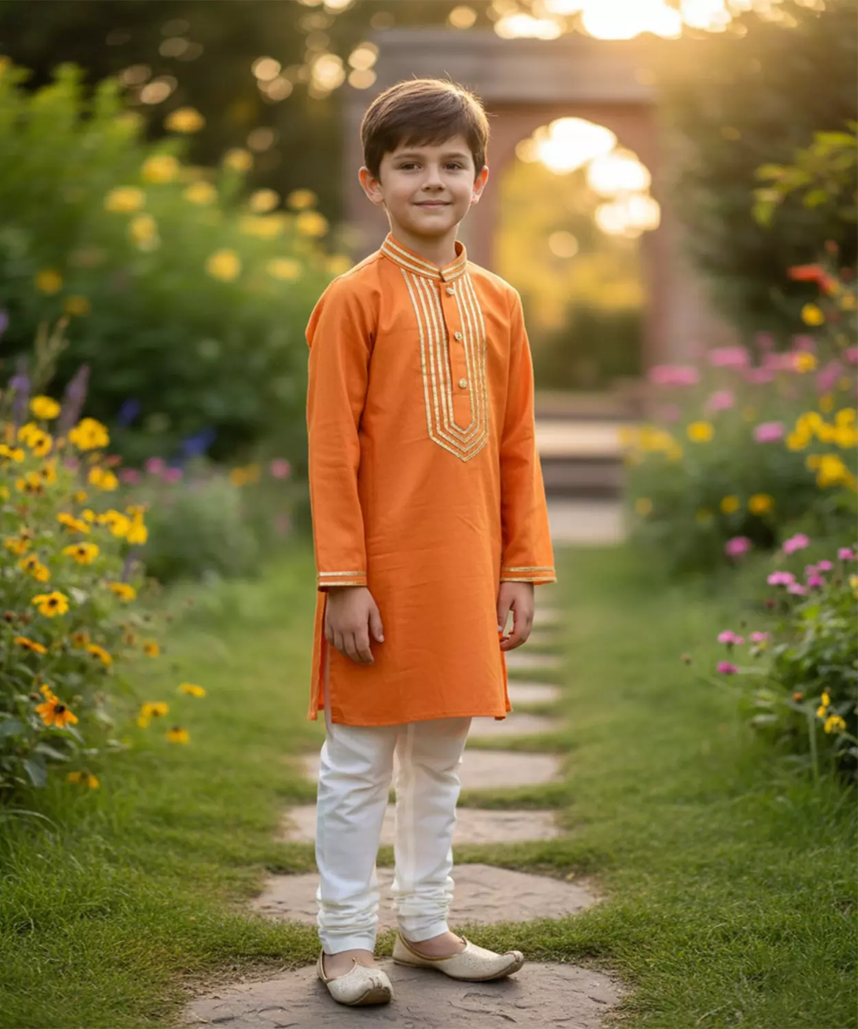 Kesari Noor Kurta Set