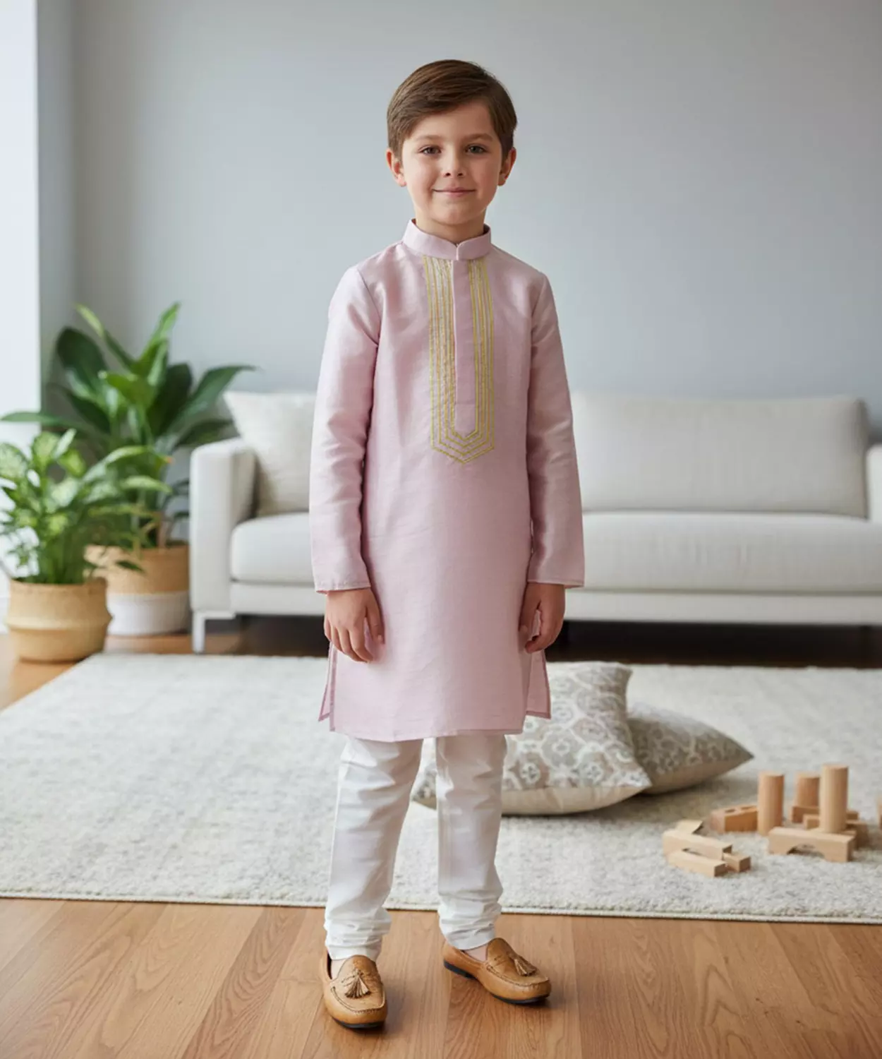 Soft Lavender Kurta Set