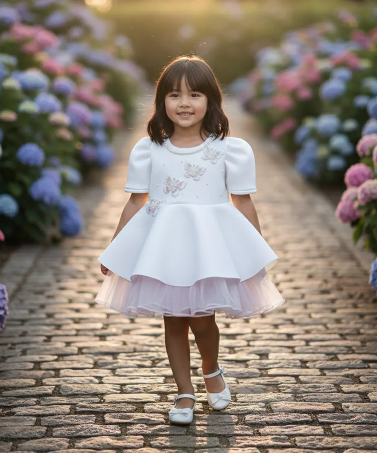 Ivory Butterfly Dress