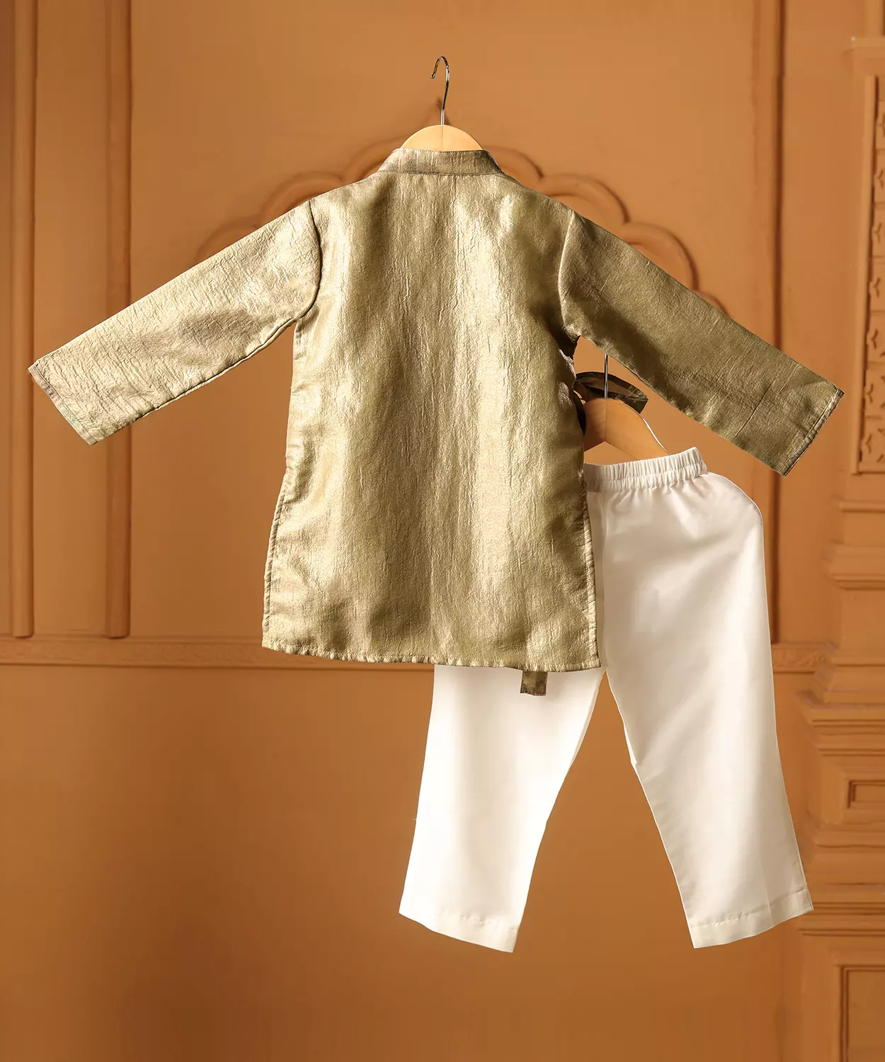 Olive Aura Side-Knot Kurta Set