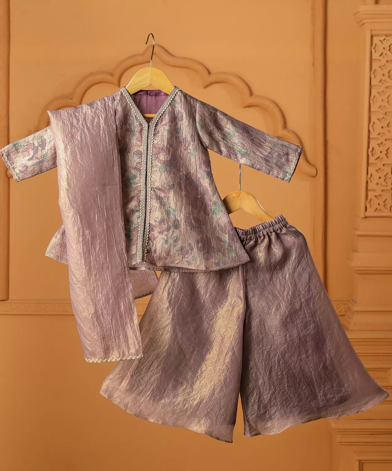 Noor-E-Gul Silk Kurta Set
