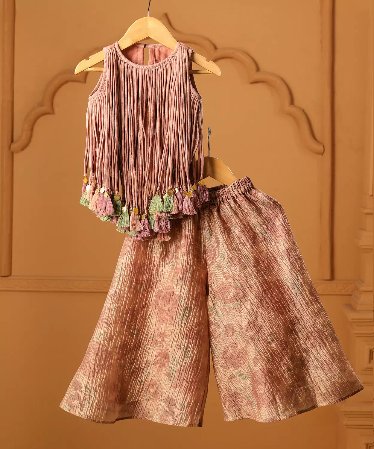 Blush Tassel Co-Ord Set