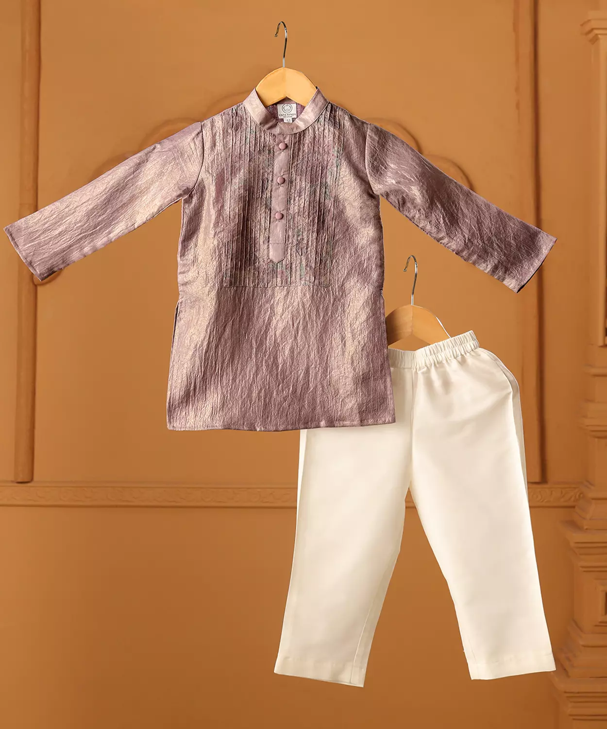 Amethyst Pintuck Kurta Set