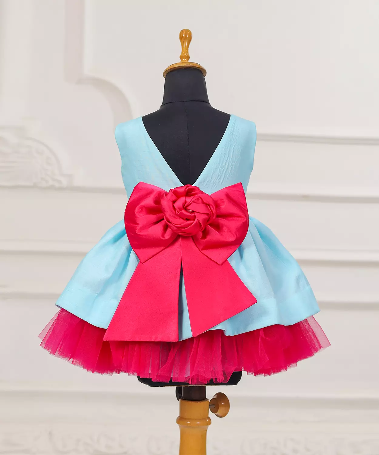 Heart Patch Blue Dress