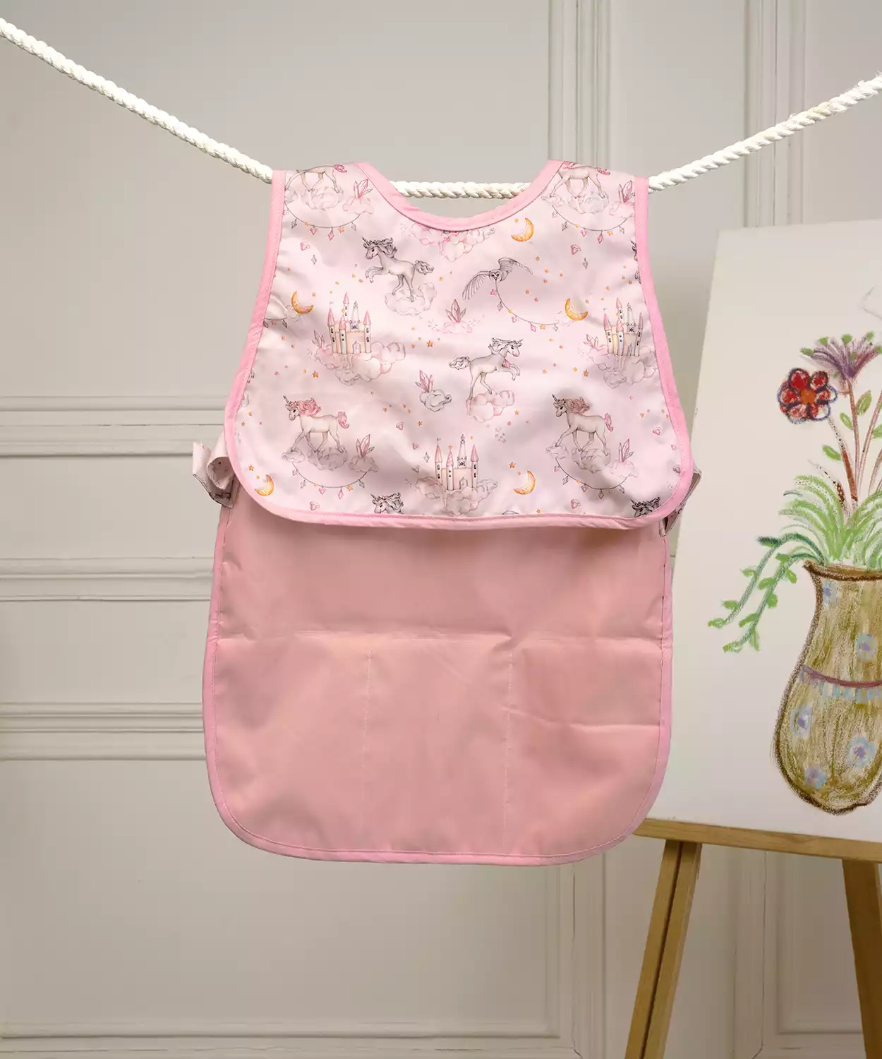 Dream A Little Dream Little Artist Apron With Canvas Bag