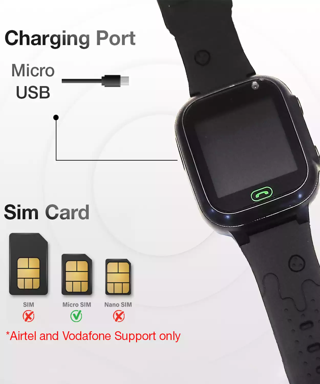 S1 - Voice Call , Location Tracking Smart Watch