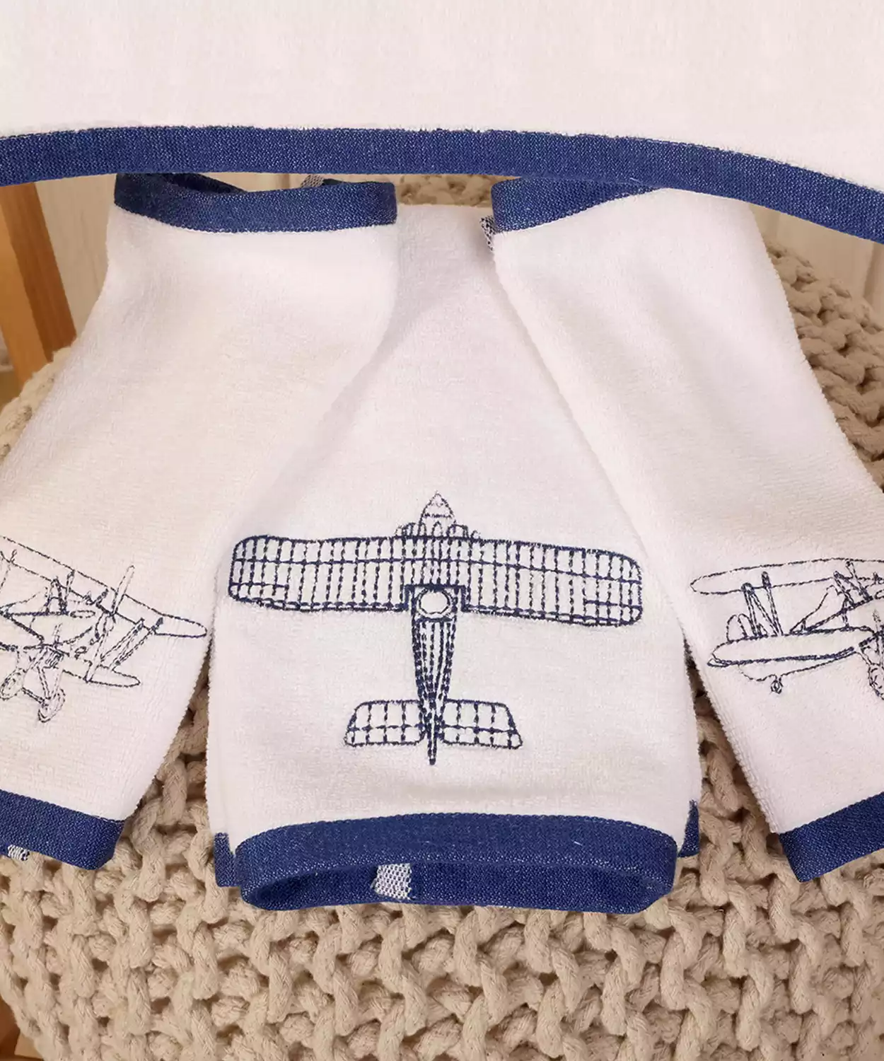 Fly Away With Me Personalised Hand & Face Towels (Set Of 3)