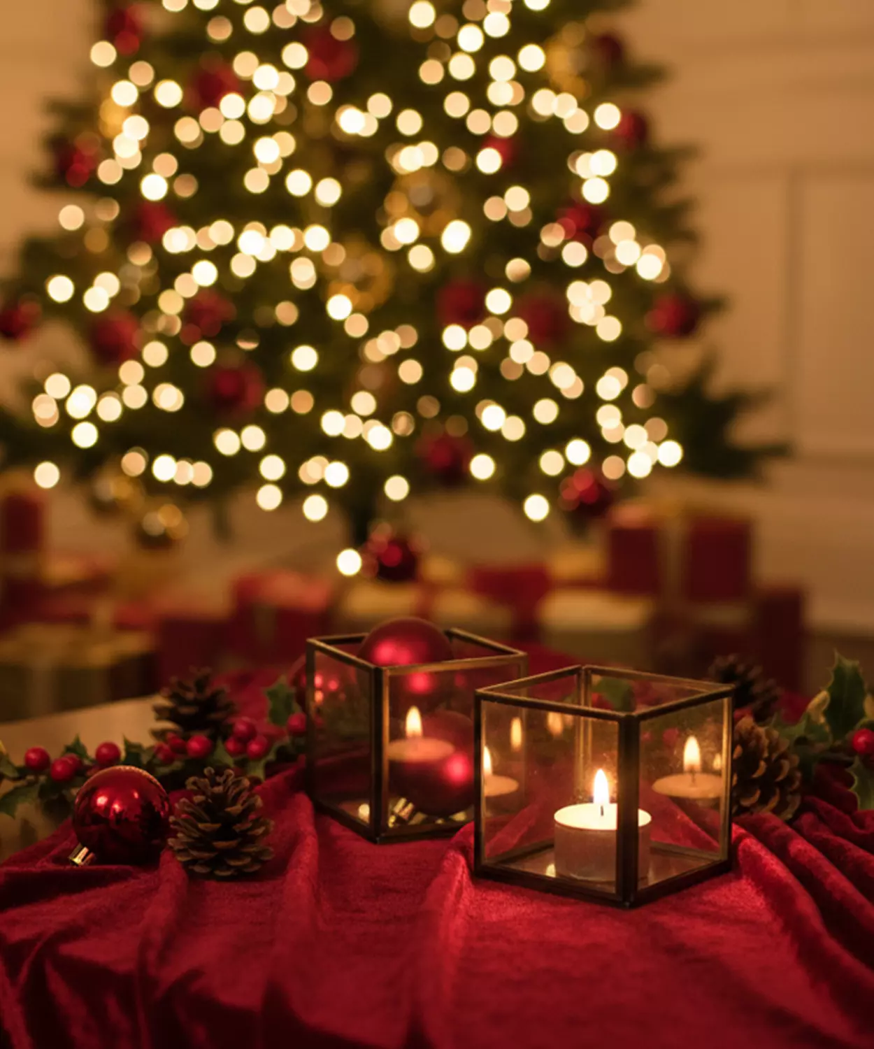 Lucian, Geometric Cube Tea Light Candle Holder