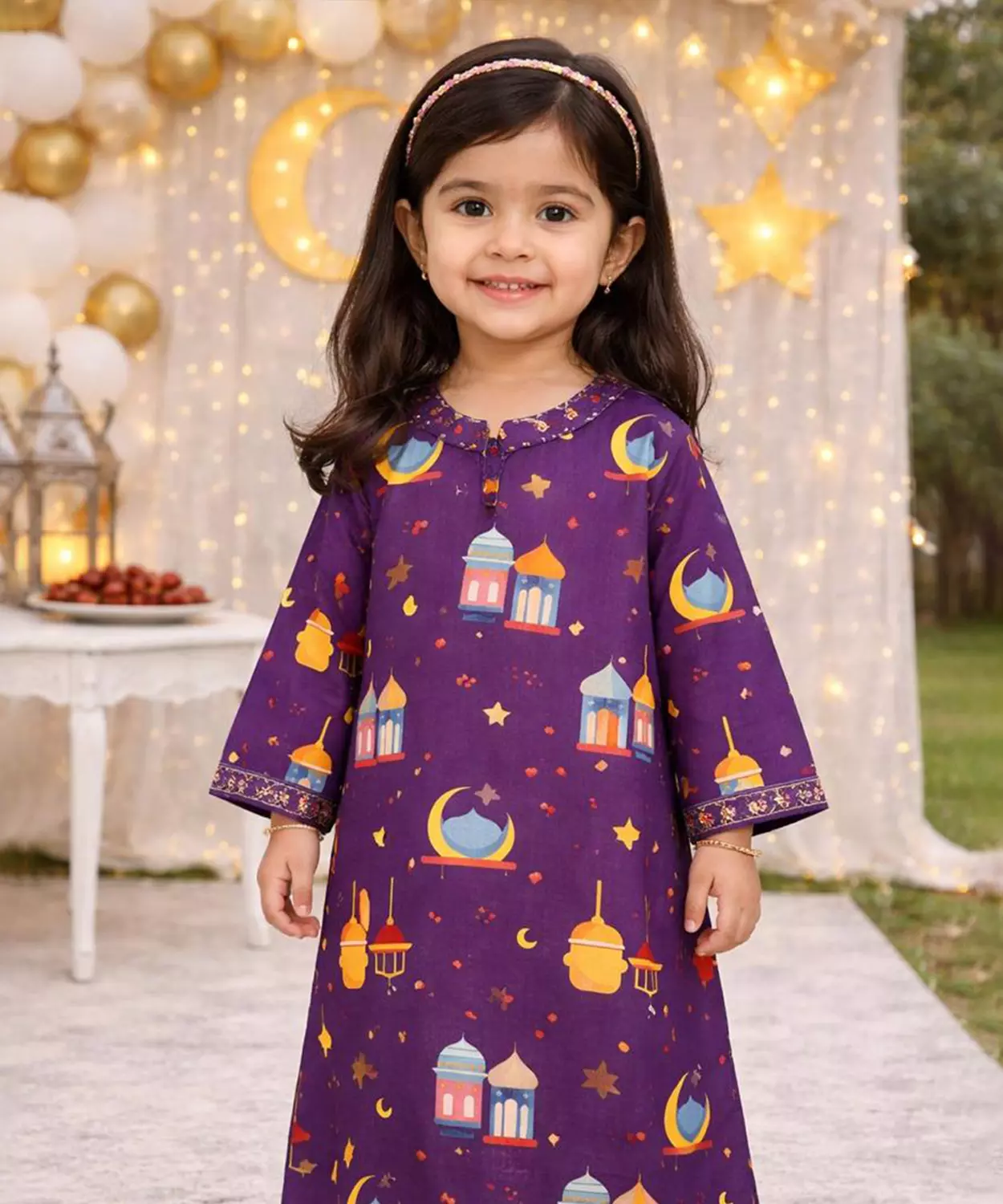 Flowy Eid Kaftan Dress