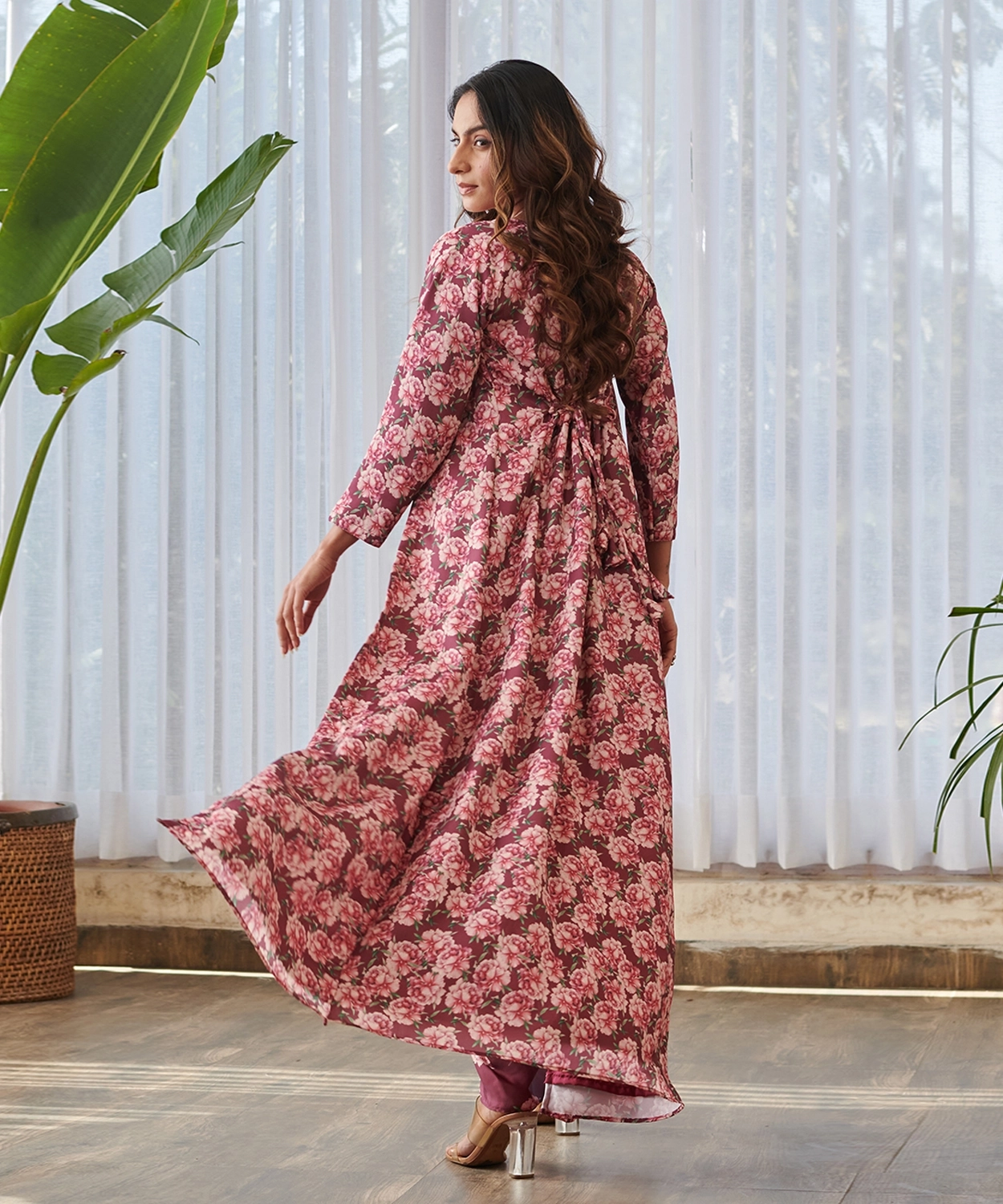 Burgundy Fusion Co-ord Set