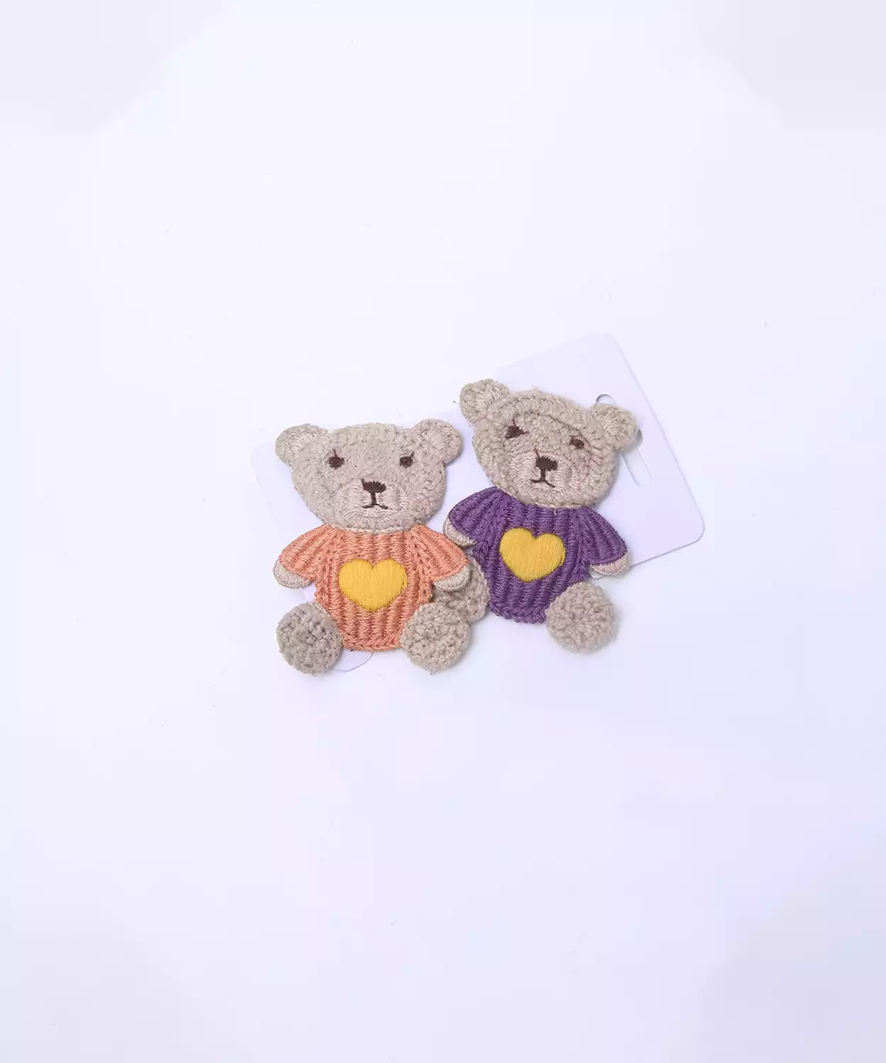 Teddy Tic Tak Clip In Pair