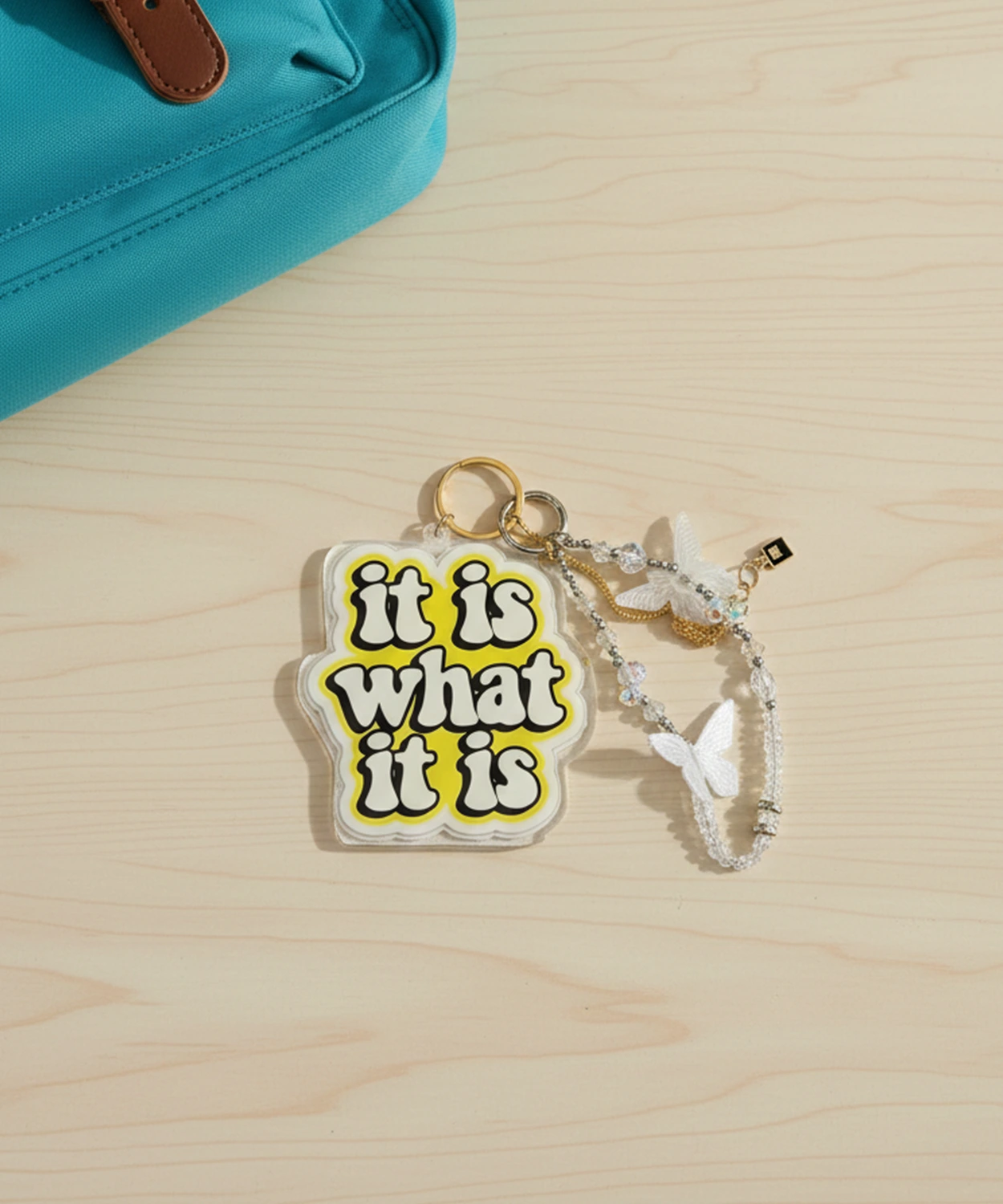 It Is What It Is Chill Vibes Keychain