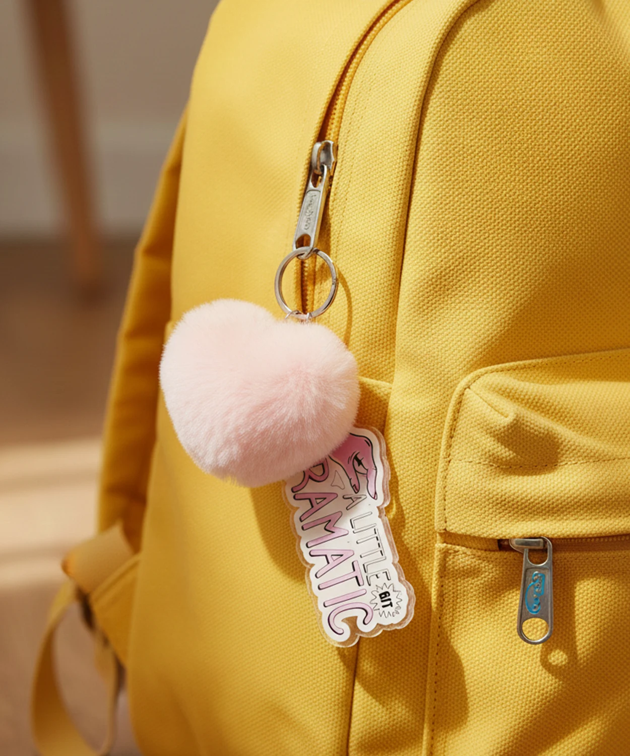 A Little Bit Dramatic Quote Keychain