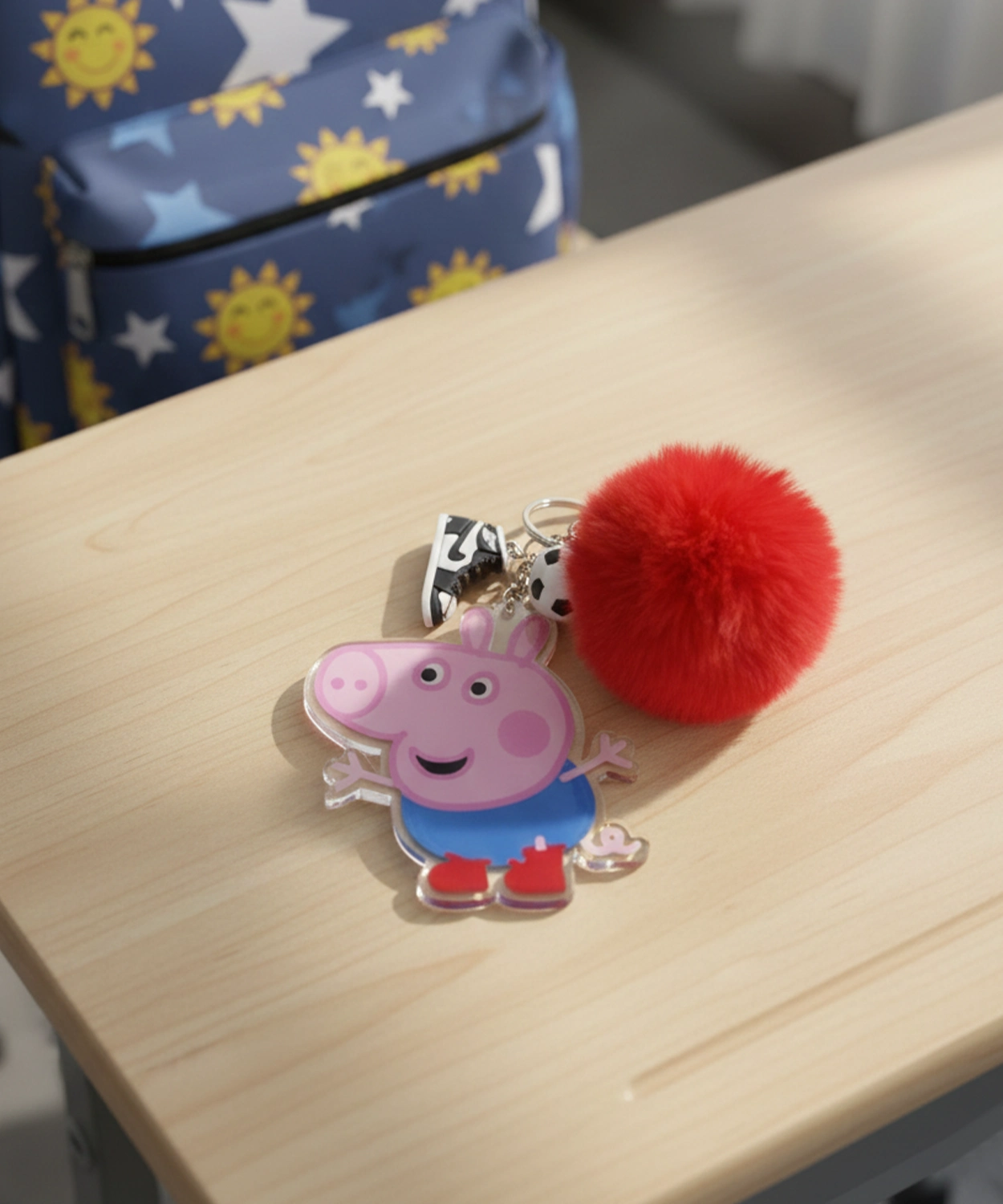 Peppa Pig with Red Boots & Sneaker Charm
