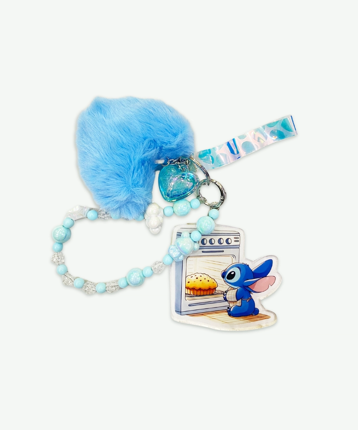 Stitch Baking Fun Keychain